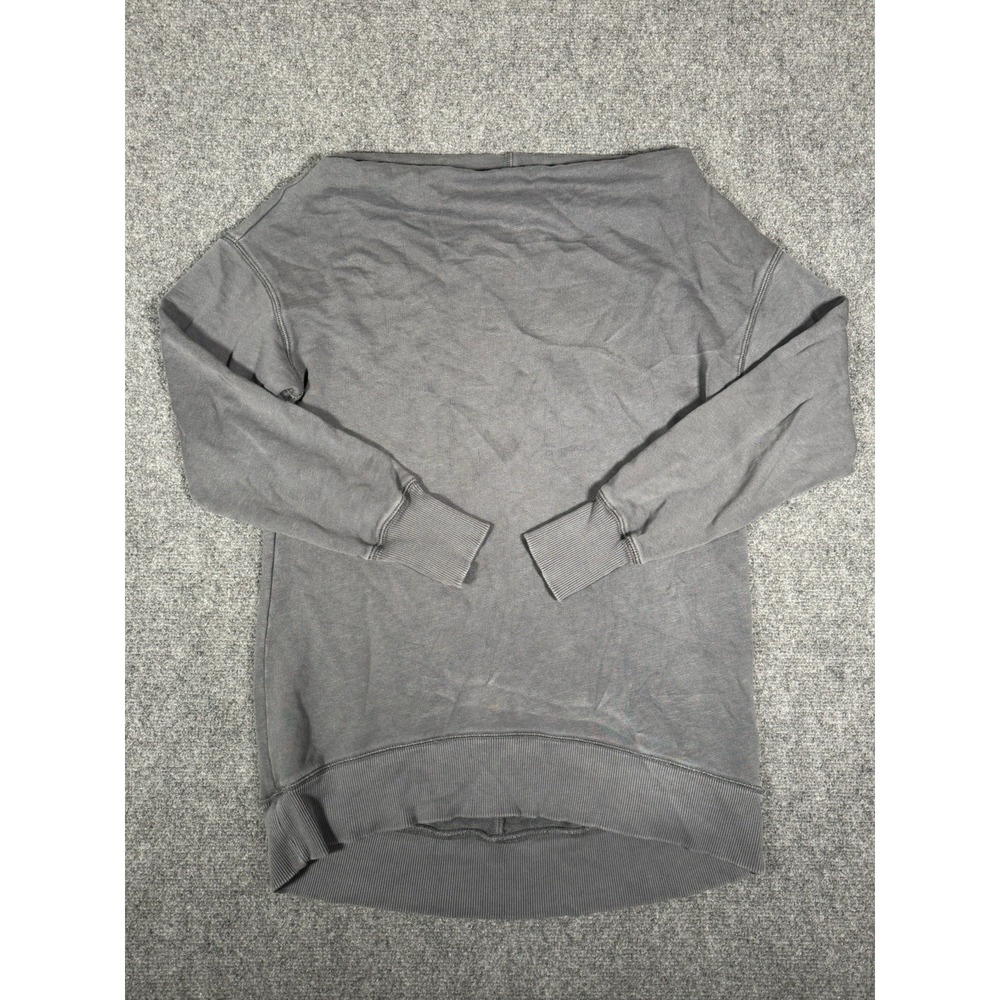 Anthropologie Pilcro And The Letterpress Sweater Womens Small Gray Boat Neck EUC